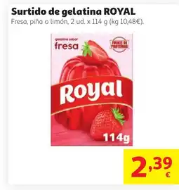 Alcampo ROYAL Surtido de gelatina oferta