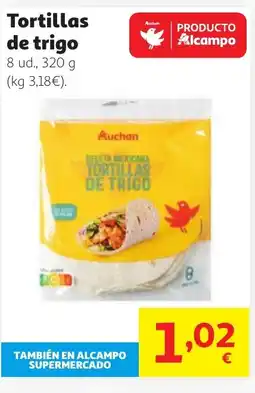 Alcampo Tortillas de trigo oferta