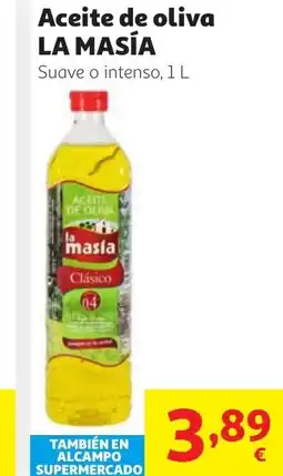 Alcampo LA MASIA Aceite de oliva oferta