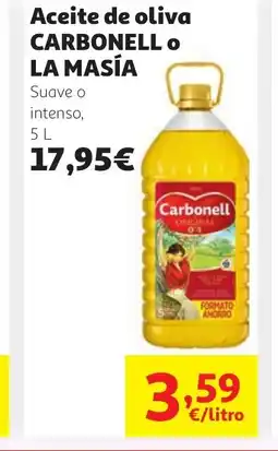 Alcampo CARBONELL O LA MASÍA Aceite de oliva oferta