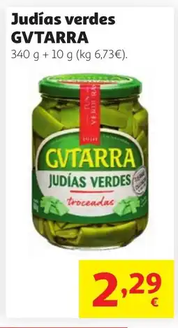 Alcampo GVTARRA Judías verdes oferta