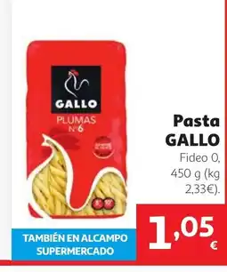 Alcampo GALLO Pasta oferta