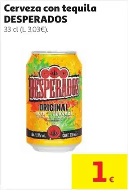 Alcampo DESPERADOS Cerveza con tequila oferta
