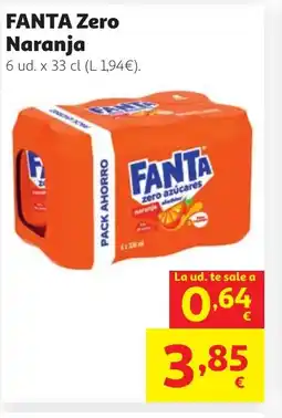 Alcampo FANTA Zero Naranja oferta