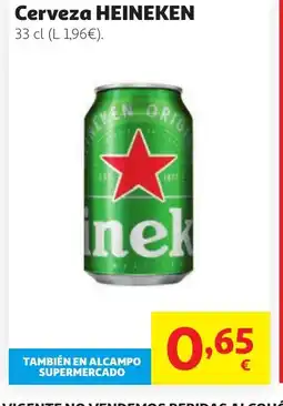 Alcampo HEINEKEN Cerveza oferta