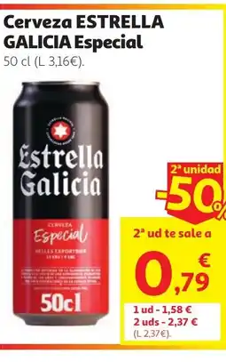Alcampo ESTRELLA GALICIA Cerveza Especial oferta