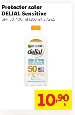 Alcampo DELIAL Protector solar Sensitive oferta