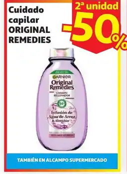 Alcampo ORIGINAL REMEDIES Cuidado capilar oferta