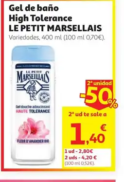 Alcampo LE PETIT MARSELLAIS Gel de baño High Tolerance oferta