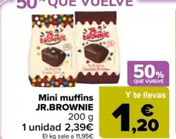 Carrefour JR.BROWNIE Mini muffins oferta