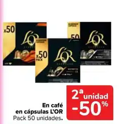 Carrefour L'OR En café en cápsulas oferta