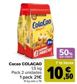 Carrefour COLACAO Cacao oferta