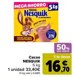 Carrefour NESQUIK Cacao oferta