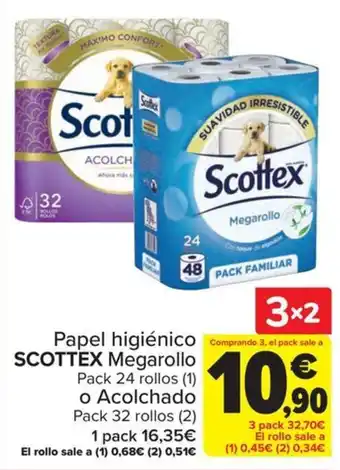 Scottex papel higiénico Megarollo
