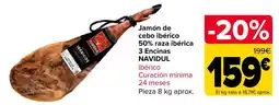 Carrefour Navidul jamón de cebo ibérico oferta