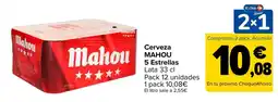 Carrefour Mahou 5 Estrellas oferta