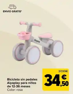 Carrefour Ai yaplay bicicleta sin pedales oferta