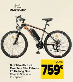 Carrefour Fafrees bicicleta eléctrica mountain bike 26 hailong one oferta