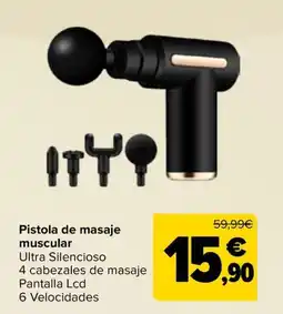 Carrefour Pistola de masaje muscular oferta