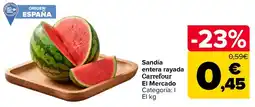 Carrefour Carrefour Sandía entera rayada oferta
