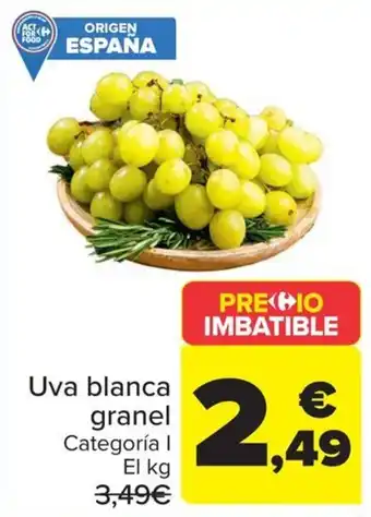 Uva blanca granel