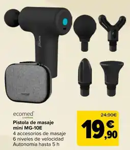 Carrefour ecomed pistola de masaje mini mg-10e oferta