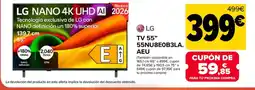 Carrefour LG TV 55" 55NU8E0B3LA. AEU oferta