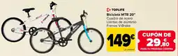 Carrefour Toplife bicicleta mtb 20" oferta
