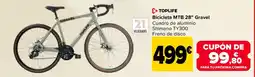 Carrefour Toplife bicicleta mtb 28 gravel oferta