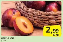 Supermercados MAS Ciruela roja oferta