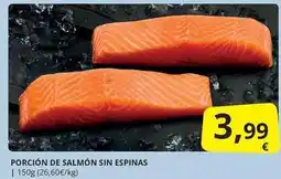 Supermercados MAS Porción de salmón sin espinas oferta