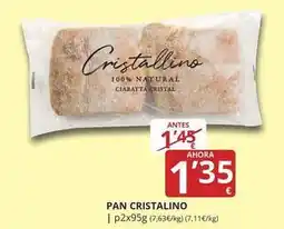 Supermercados MAS Cristal - pan ino oferta