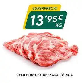 Chuletas de cabezada ibérica