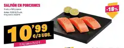 AhorraMas Salmón en porciones oferta