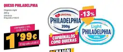 AhorraMas Philadelphia - queso oferta