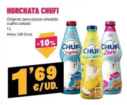 AhorraMas Chufi - horchata oferta