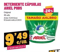AhorraMas Ariel - detergente cápsulas pods oferta