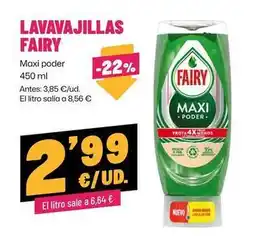AhorraMas Fairy - lavavajillas oferta