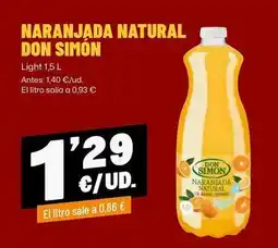 AhorraMas Don simón - naranjada natural oferta