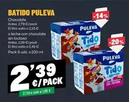 AhorraMas Puleva - batido oferta