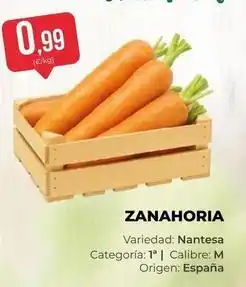 SPAR Gran Canaria Origen - zanahoria oferta