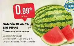 SPAR Gran Canaria Origen - sandía blanca sin pipas oferta