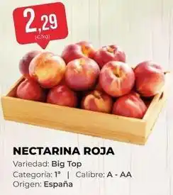 SPAR Gran Canaria Origen - nectarina roja oferta