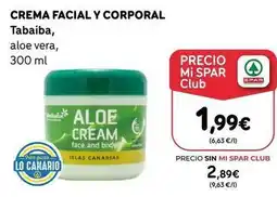 SPAR Gran Canaria Spar - crema facial y corporal oferta