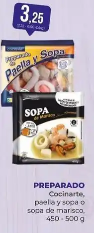 SPAR Gran Canaria Cocinarte - cocinarte paella y sopa o sopa de marisco oferta