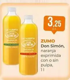 SPAR Gran Canaria Zum - don simón, naranja exprimida con o sin pulpa oferta