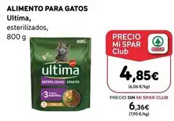 SPAR Gran Canaria Última - alimento para gatos oferta