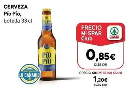 SPAR Gran Canaria Spar - cerveza oferta