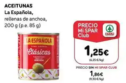 SPAR Gran Canaria La española - aceitunas oferta