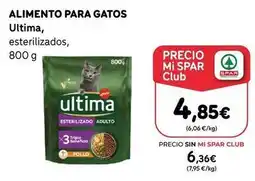 SPAR Gran Canaria Última - alimento para gatos oferta
